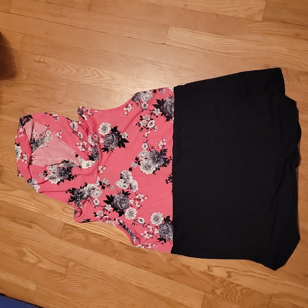 Floral tank top hoodie